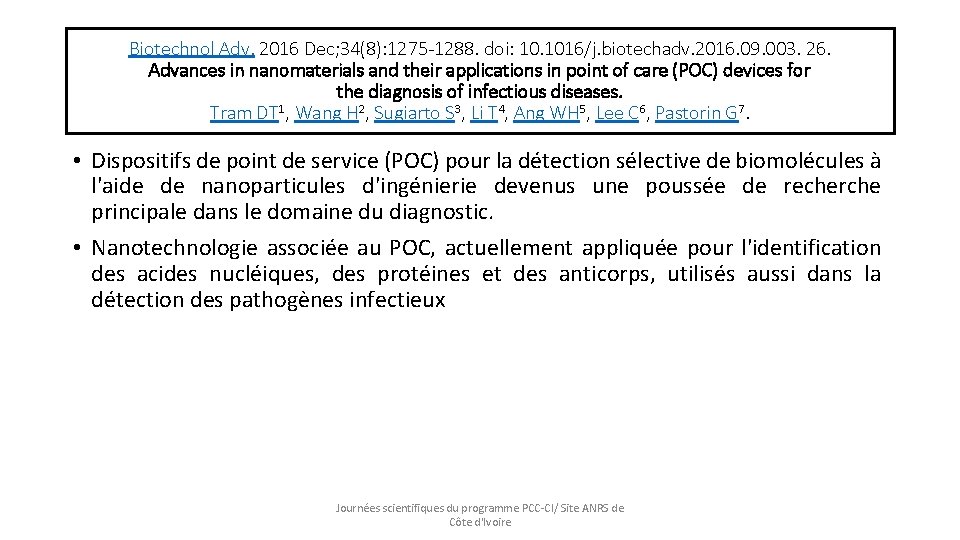 Biotechnol Adv. 2016 Dec; 34(8): 1275 -1288. doi: 10. 1016/j. biotechadv. 2016. 09. 003.
