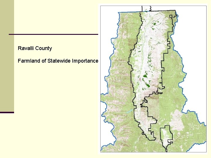 Ravalli County Farmland of Statewide Importance 