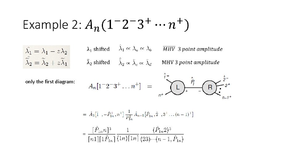  only the first diagram: 