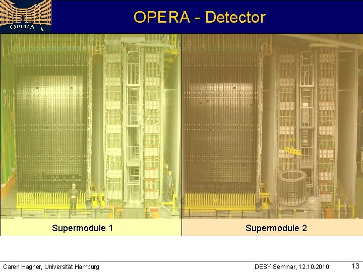 OPERA - Detector Supermodule 1 Caren Hagner, Universität Hamburg Supermodule 2 DESY Seminar, 12.