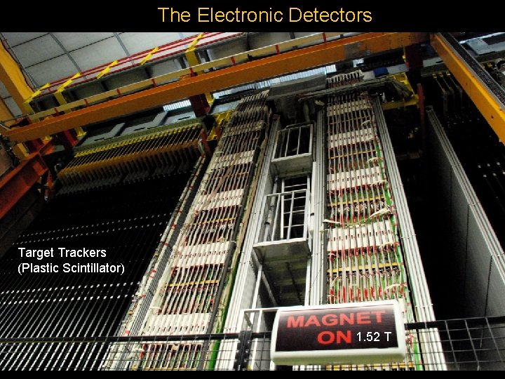 The Electronic Detectors Target Trackers (Plastic Scintillator) 1. 52 T 