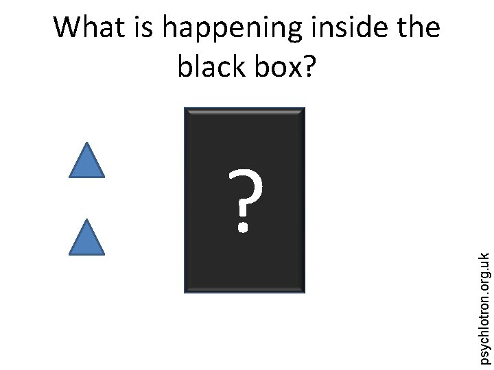 ? psychlotron. org. uk What is happening inside the black box? 