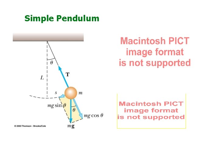 Simple Pendulum 