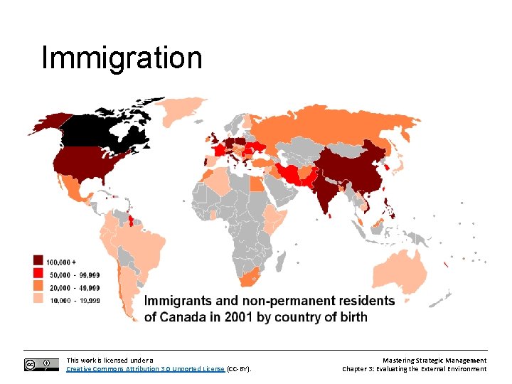 Immigration This work is licensed under a Creative Commons Attribution 3. 0 Unported License