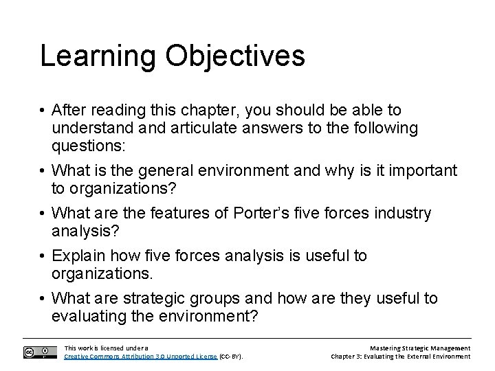 Learning Objectives • After reading this chapter, you should be able to understand articulate