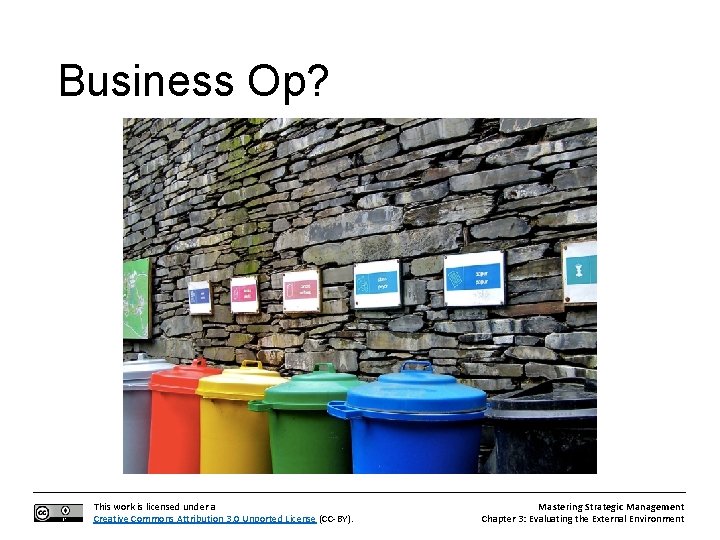 Business Op? This work is licensed under a Creative Commons Attribution 3. 0 Unported