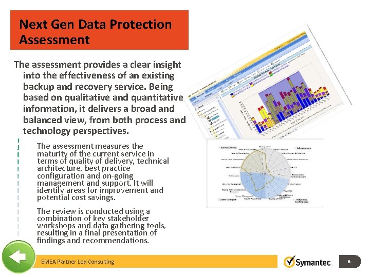 Next Gen Data Protection Assessment The assessment provides a clear insight into the effectiveness