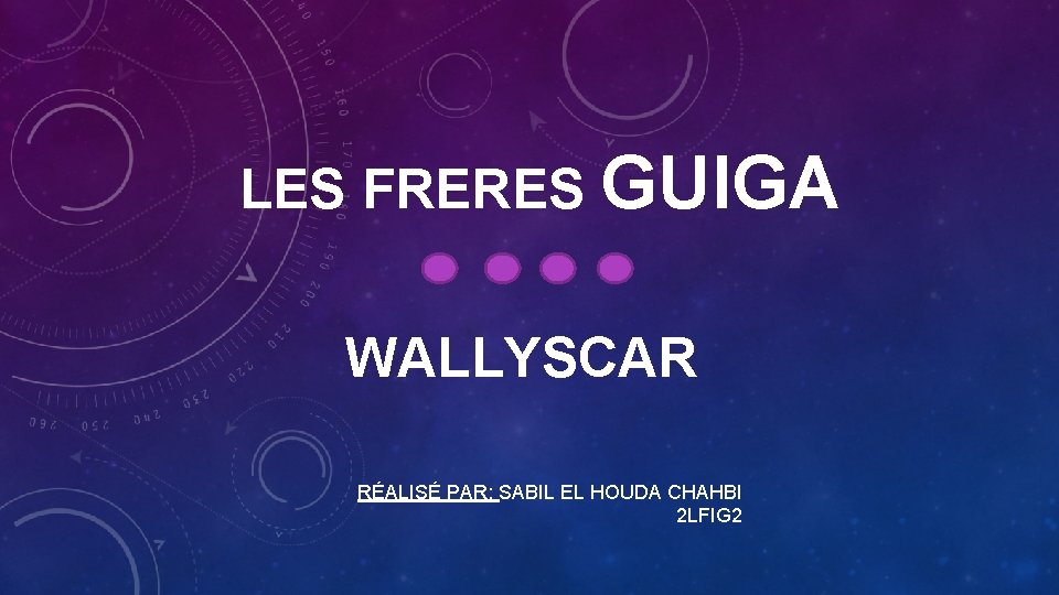 LES FRERES GUIGA WALLYSCAR RÉALISÉ PAR: SABIL EL HOUDA CHAHBI 2 LFIG 2 