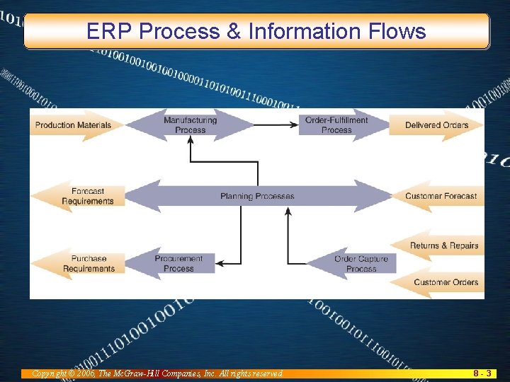 ERP Process & Information Flows Copyright © 2006, The Mc. Graw-Hill Companies, Inc. All