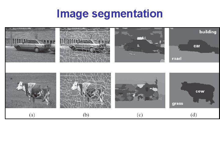 Image segmentation CPSC 422, Lecture 17 10 