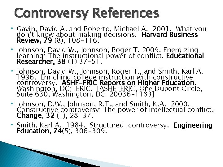 Constructive Academic Controversy The Art of Arguing to