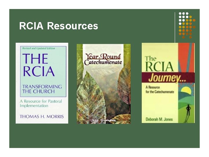 RCIA Resources 