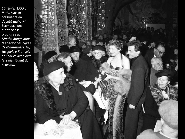 10 février 1955 à Paris. Sous la présidence du député-maire M. Lelendais, une matinée 10 février 1955 à Paris. Sous la présidence du député-maire M. Lelendais, une matinée