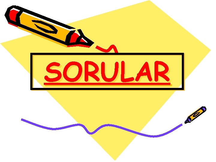 SORULAR 