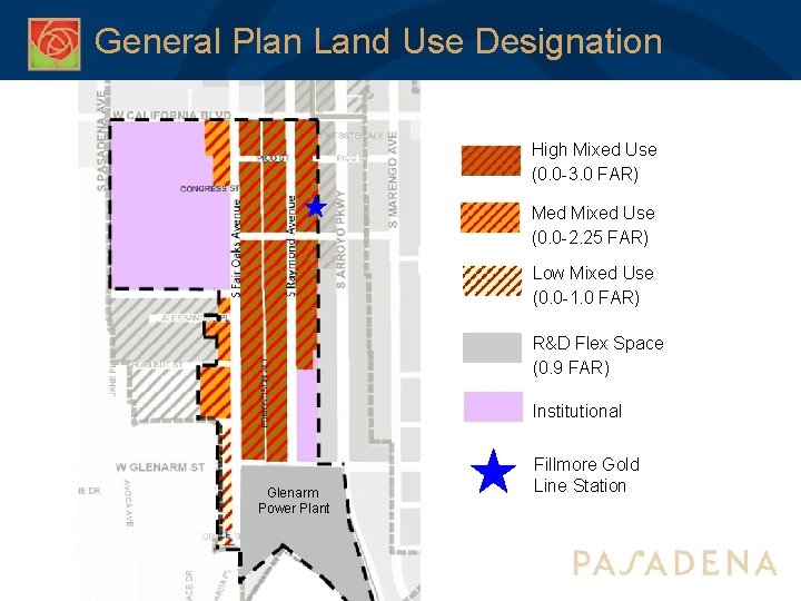 General Plan Land Use Designation Planning & Community Development Department High Mixed Use (0.