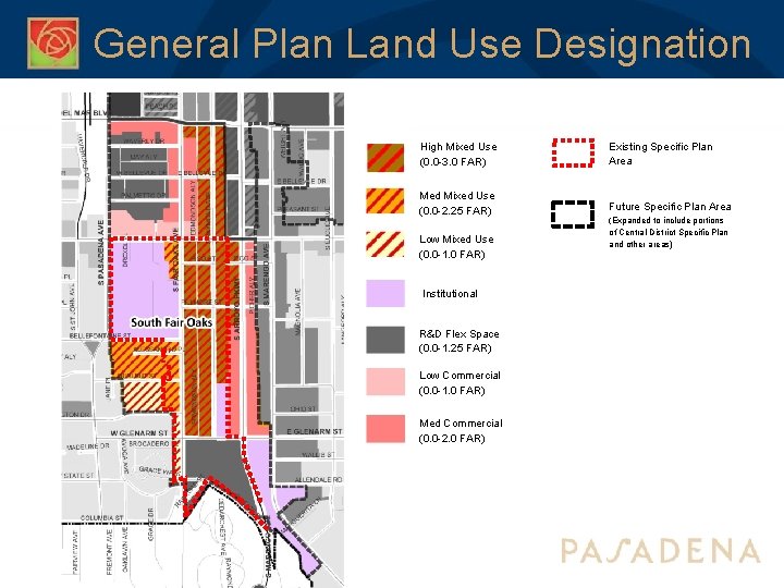 General Plan Land Use Designation Planning & Community Development Department High Mixed Use (0.