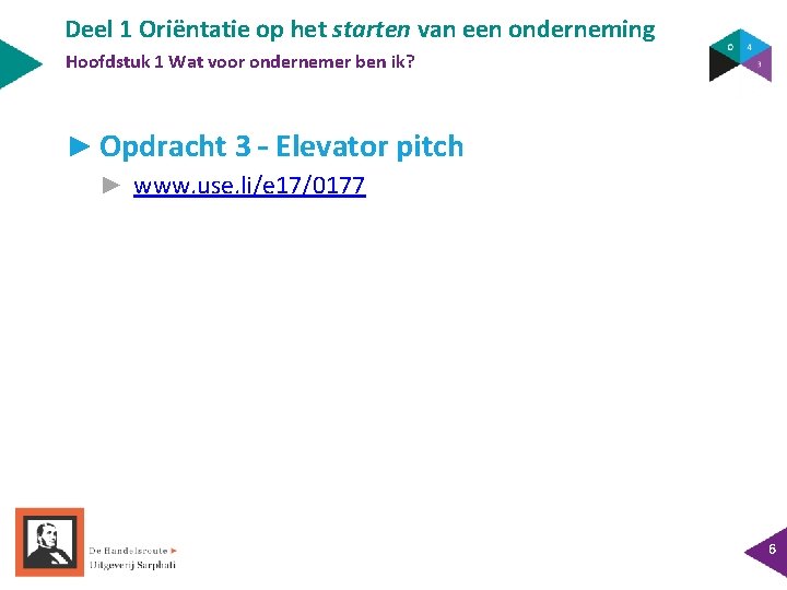 Deel 1 Oriëntatie op het starten van een onderneming Hoofdstuk 1 Wat voor ondernemer Deel 1 Oriëntatie op het starten van een onderneming Hoofdstuk 1 Wat voor ondernemer