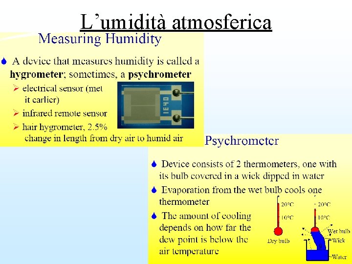 L’umidità atmosferica 9 