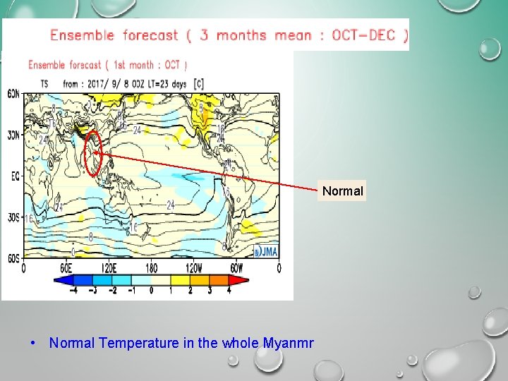 Normal • Normal Temperature in the whole Myanmr 