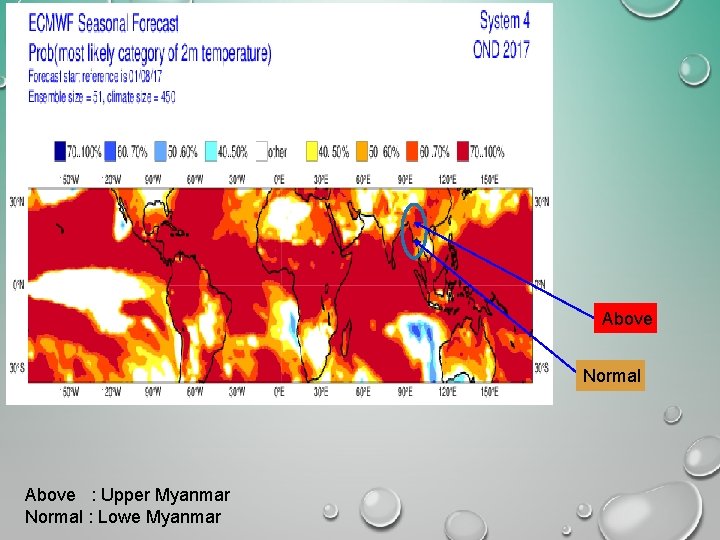 Above Normal Above : Upper Myanmar Normal : Lowe Myanmar 