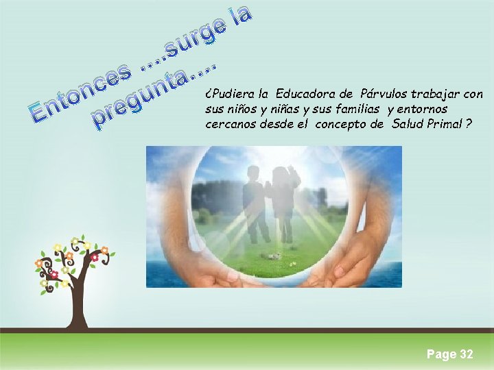 a l e g r su. . … … s e nta ¿Pudiera la