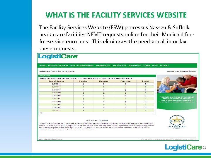 WHAT IS THE FACILITY SERVICES WEBSITE The Facility Services Website (FSW) processes Nassau & WHAT IS THE FACILITY SERVICES WEBSITE The Facility Services Website (FSW) processes Nassau &