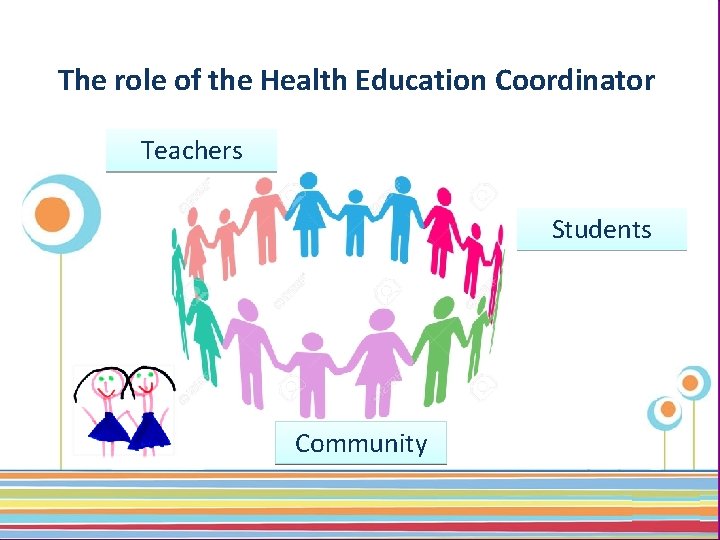 The role of the Health Education Coordinator Teachers Students Click here to download this