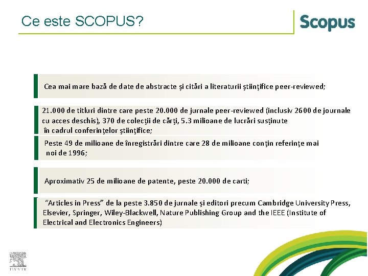 Ce este SCOPUS? Cea mai mare bază de date de abstracte și citări a