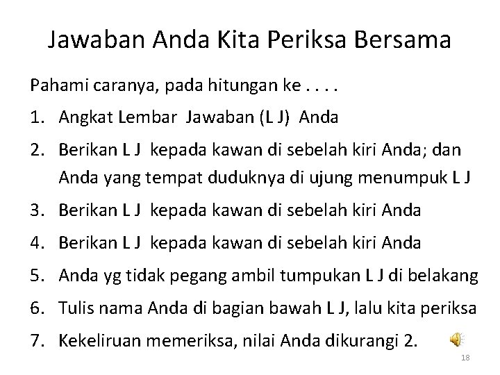 Jawaban Anda Kita Periksa Bersama Pahami caranya, pada hitungan ke. . 1. Angkat Lembar
