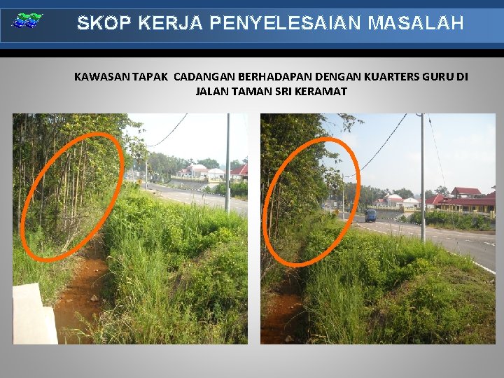 SKOP KERJA PENYELESAIAN MASALAH KAWASAN TAPAK CADANGAN BERHADAPAN DENGAN KUARTERS GURU DI JALAN TAMAN