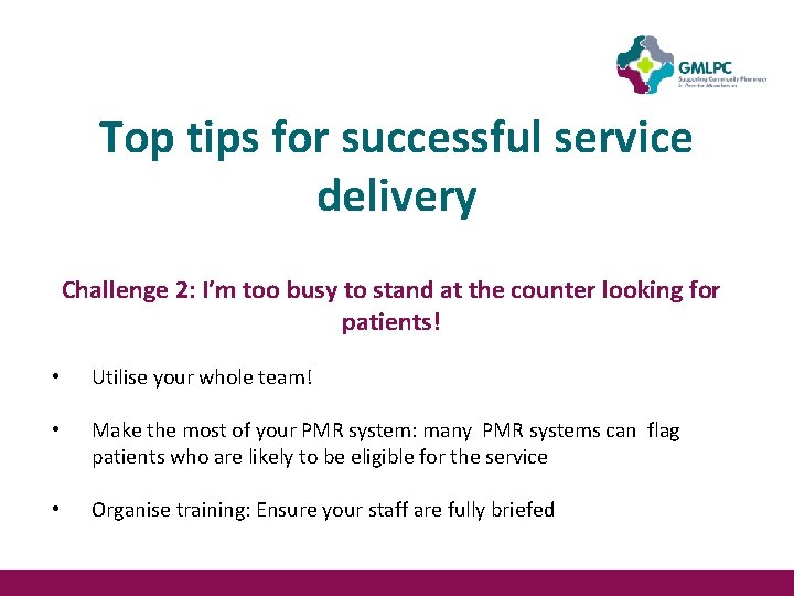 Top tips for successful service delivery Challenge 2: I’m too busy to stand at Top tips for successful service delivery Challenge 2: I’m too busy to stand at