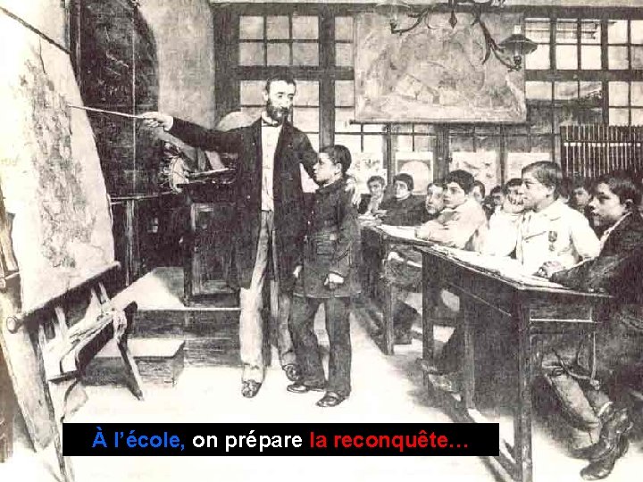 À l’école, on prépare la reconquête… 