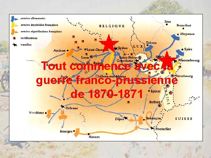 Tout commence avec la guerre franco-prussienne de 1870 -1871 