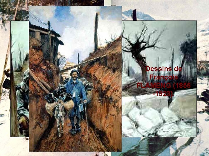 Dessins de François FLAMENG (1856 -1923). 
