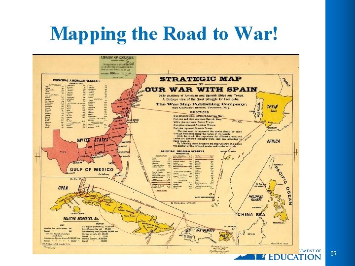 Mapping the Road to War! 87 