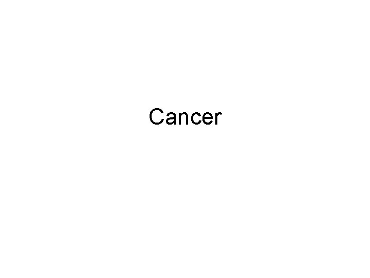 Cancer 