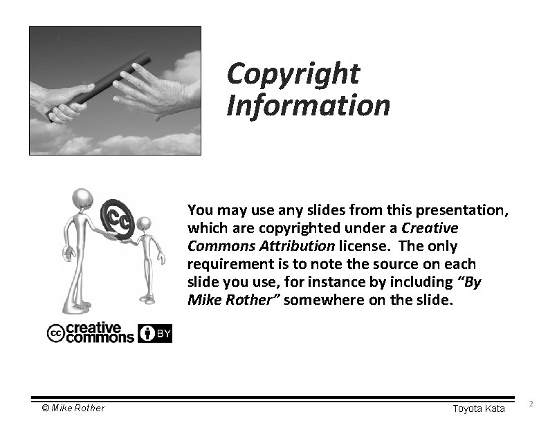 Copyright Information You may use any slides from this presentation, which are copyrighted under