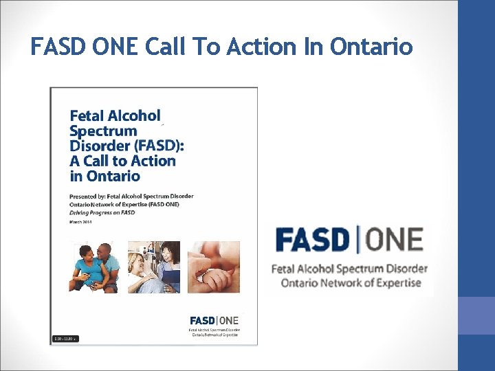 FASD ONE Call To Action In Ontario 