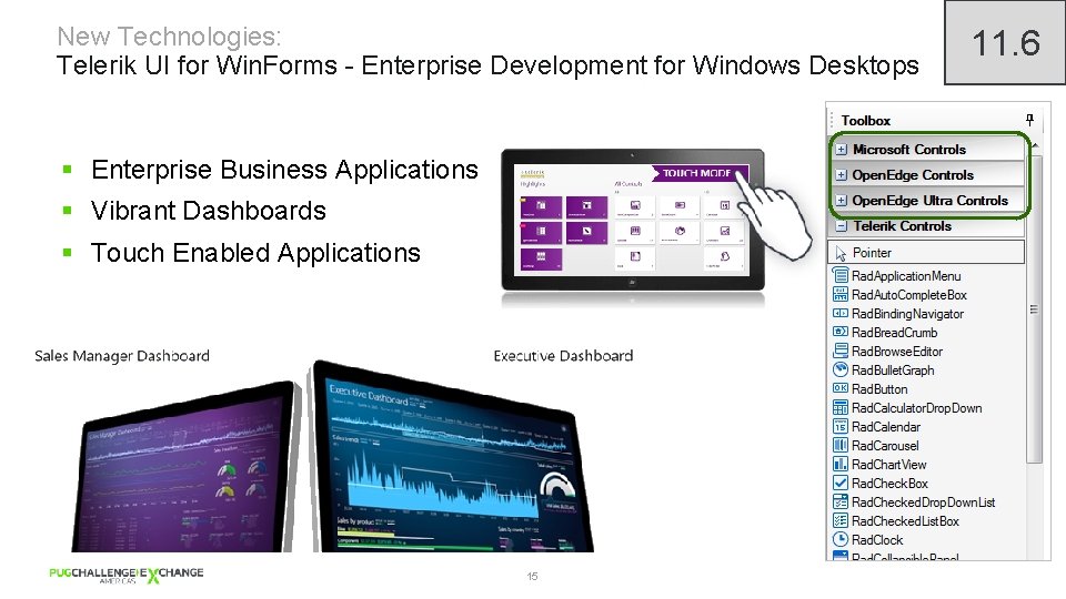 New Technologies: Telerik UI for Win. Forms - Enterprise Development for Windows Desktops §