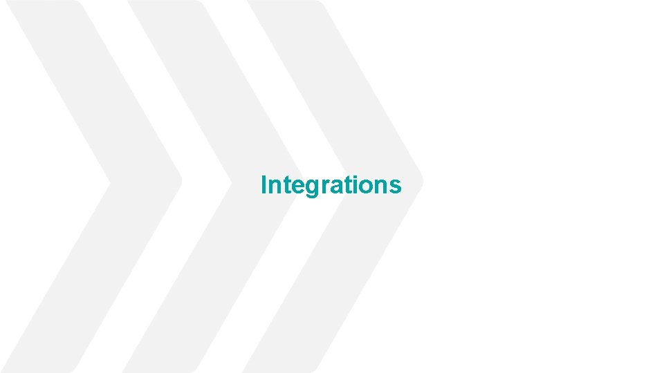 Integrations 