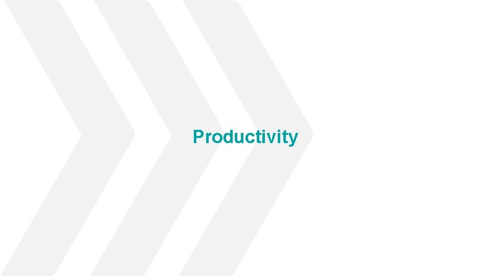 Productivity 