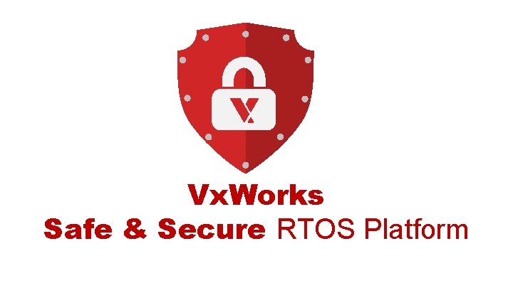 Vx. Works Safe & Secure RTOS Platform 2 © 2016 Wind River. All Rights