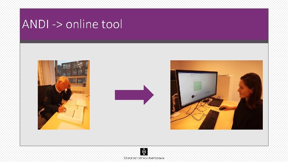 ANDI -> online tool ANDI -> online tool