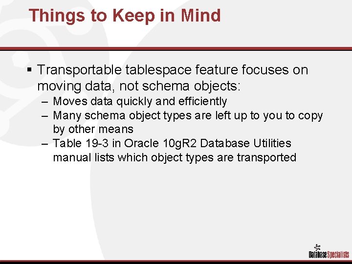 Moving Oracle Databases Across Platforms Without Exportimport Roger