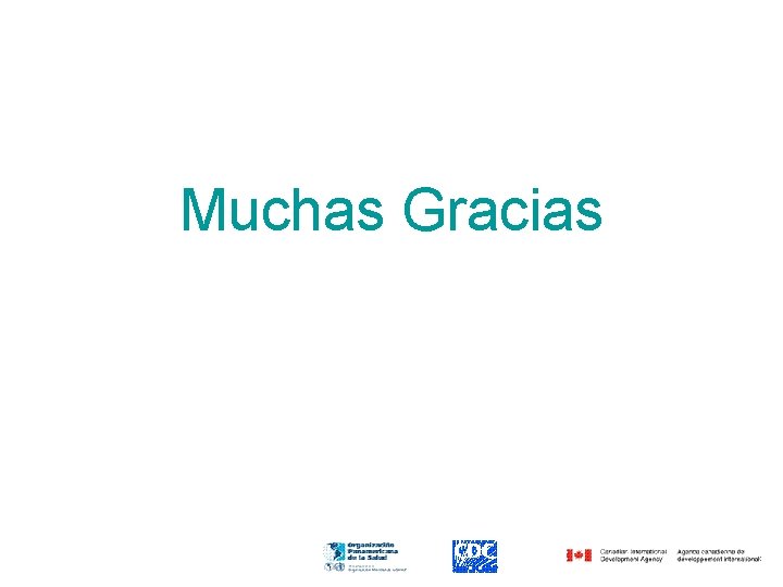 Muchas Gracias 