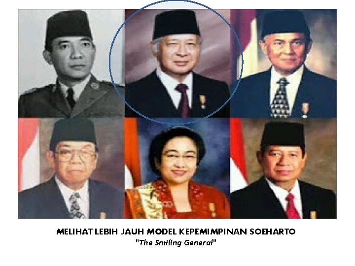 MELIHAT LEBIH JAUH MODEL KEPEMIMPINAN SOEHARTO "The Smiling General" 