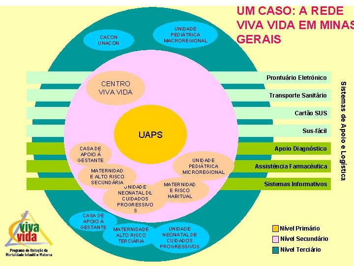 UNIDADE PEDIÁTRICA MACROREGIONAL CACON UNACON UM CASO: A REDE VIVA VIDA EM MINAS GERAIS