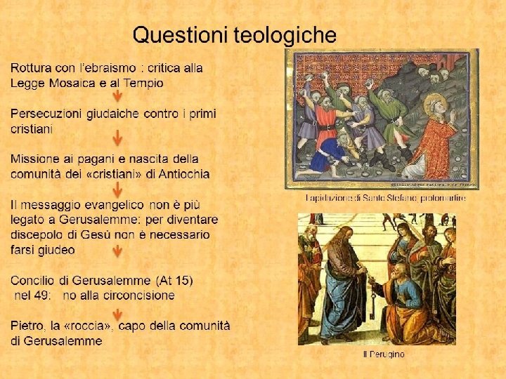 IL CONCILIO DI GERUSALEMME IL CONCILIO DI GERUSALEMME