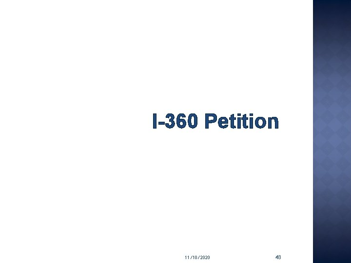 I-360 Petition 11/10/2020 48 