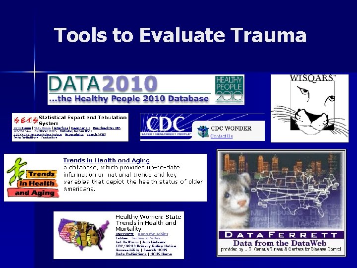 Tools to Evaluate Trauma 